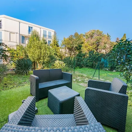 Avec Terrasse Et Jardin Arbore - 5 Min Hypercentre Apartman Cannes